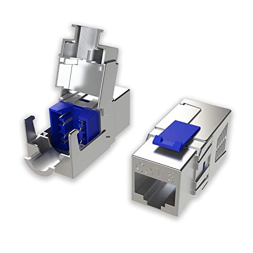 匿名配送❣️ RJ45 Cat6 キーストーンカプラー 25個パック　黄色 匿名配送❣️ RJ45 Cat6 キーストーンカプラー 25個パック 黄色